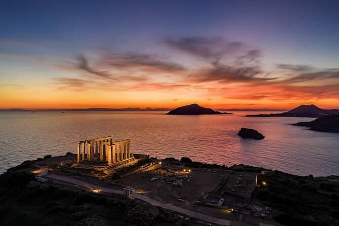 Cape Sounion at sunset